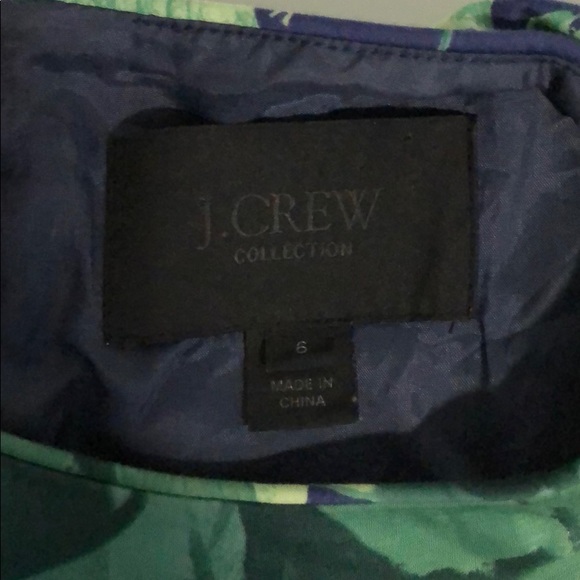 J. Crew Collection Peplum Printed Top in Fresco - Picture 5 of 5